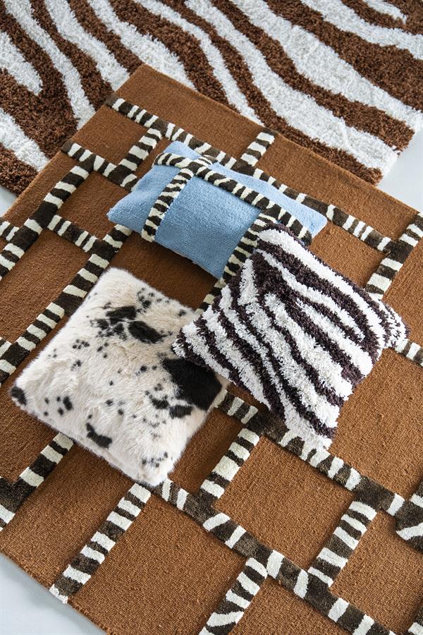 Pillow StripeScape - light blue