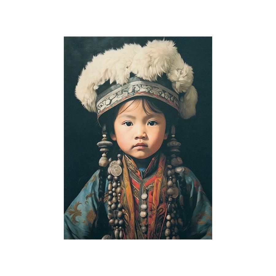 Traditional Child 1 dizájn vászonkép - Dutch Home