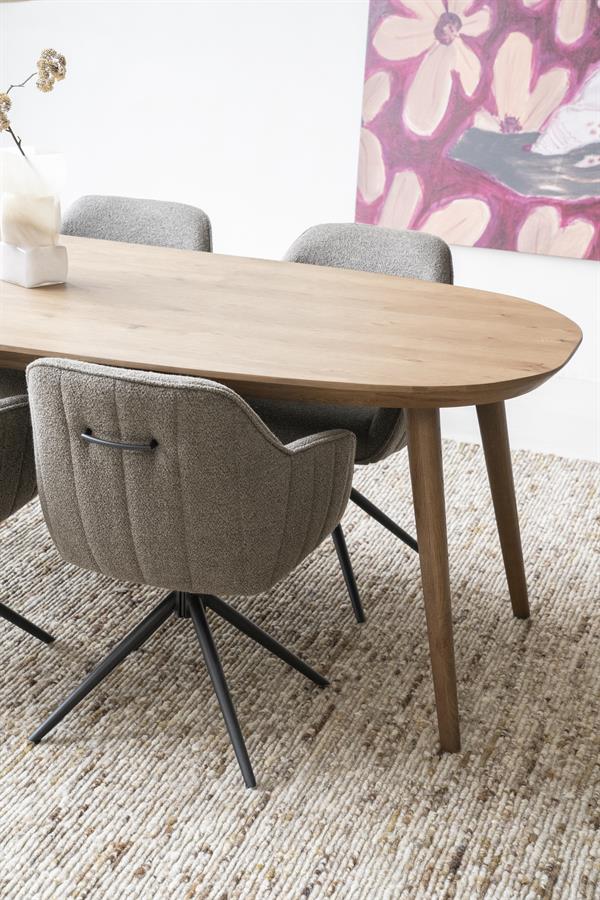 Dining table Elijah 260x100 cm - brown