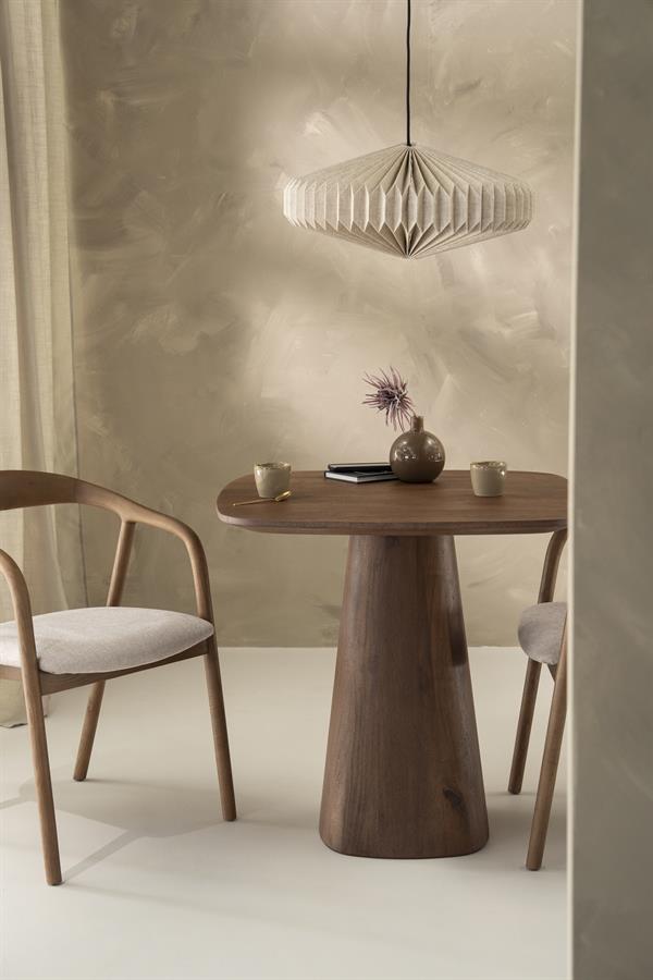 Dining table Aron 80x80 - light brown