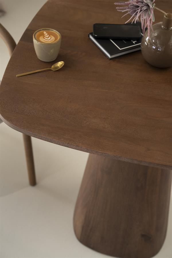 Dining table Aron 80x80 - light brown