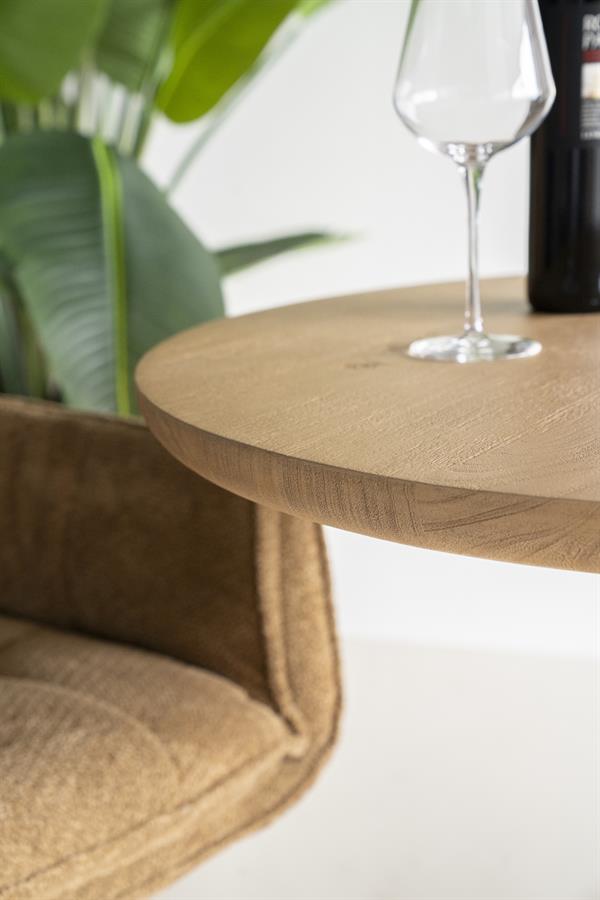 Bistro table Florent round - natural