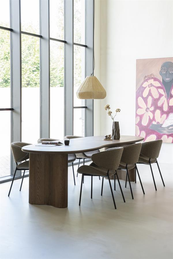 Dining table Josh 250x110 cm - brown