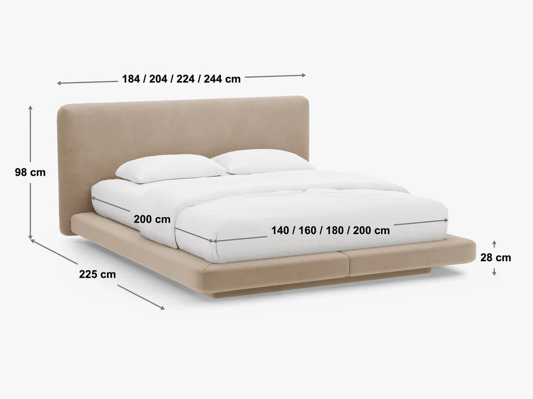 Linea bársony ágykeret 200x200