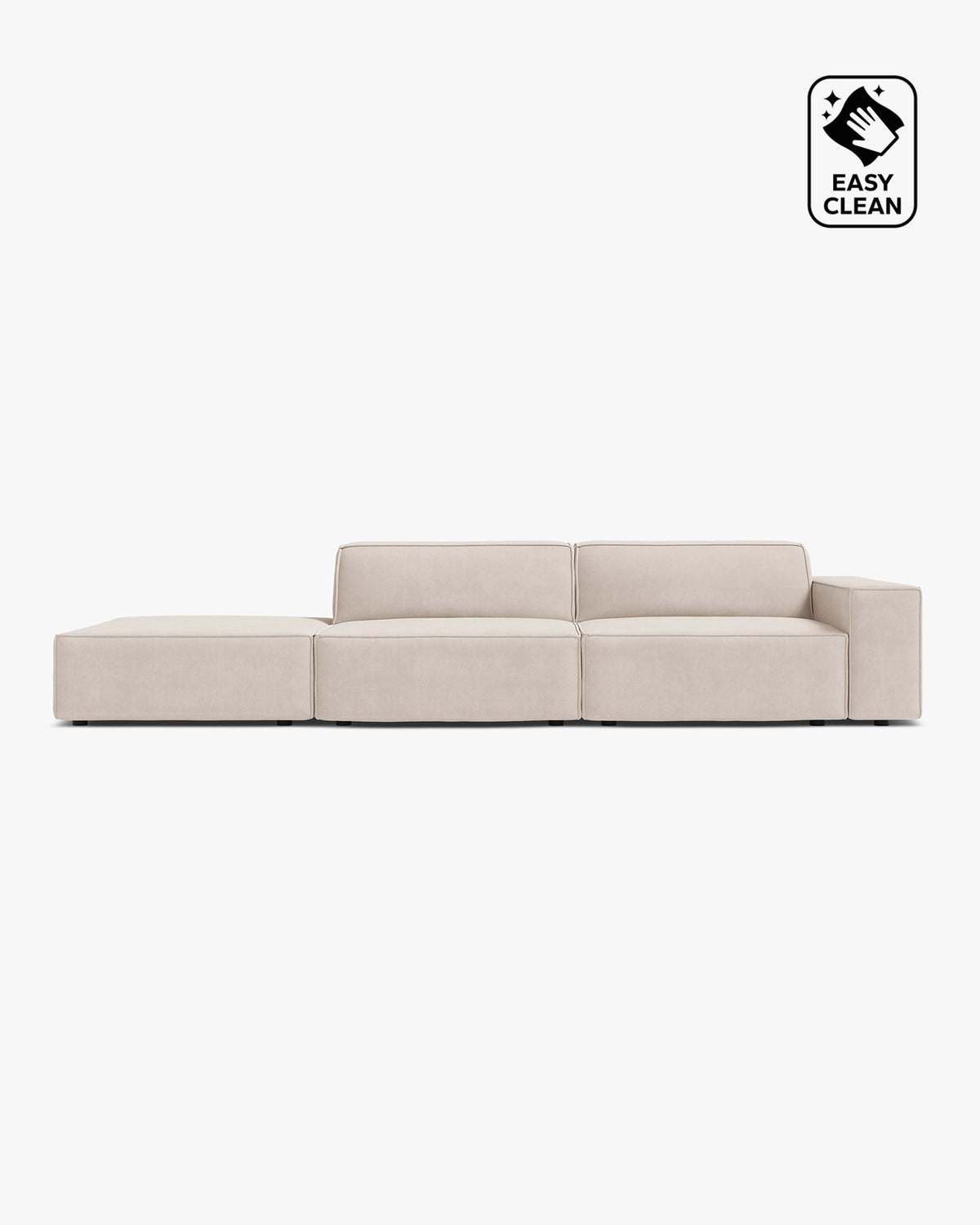 Jodie one side open sofa 3 seats