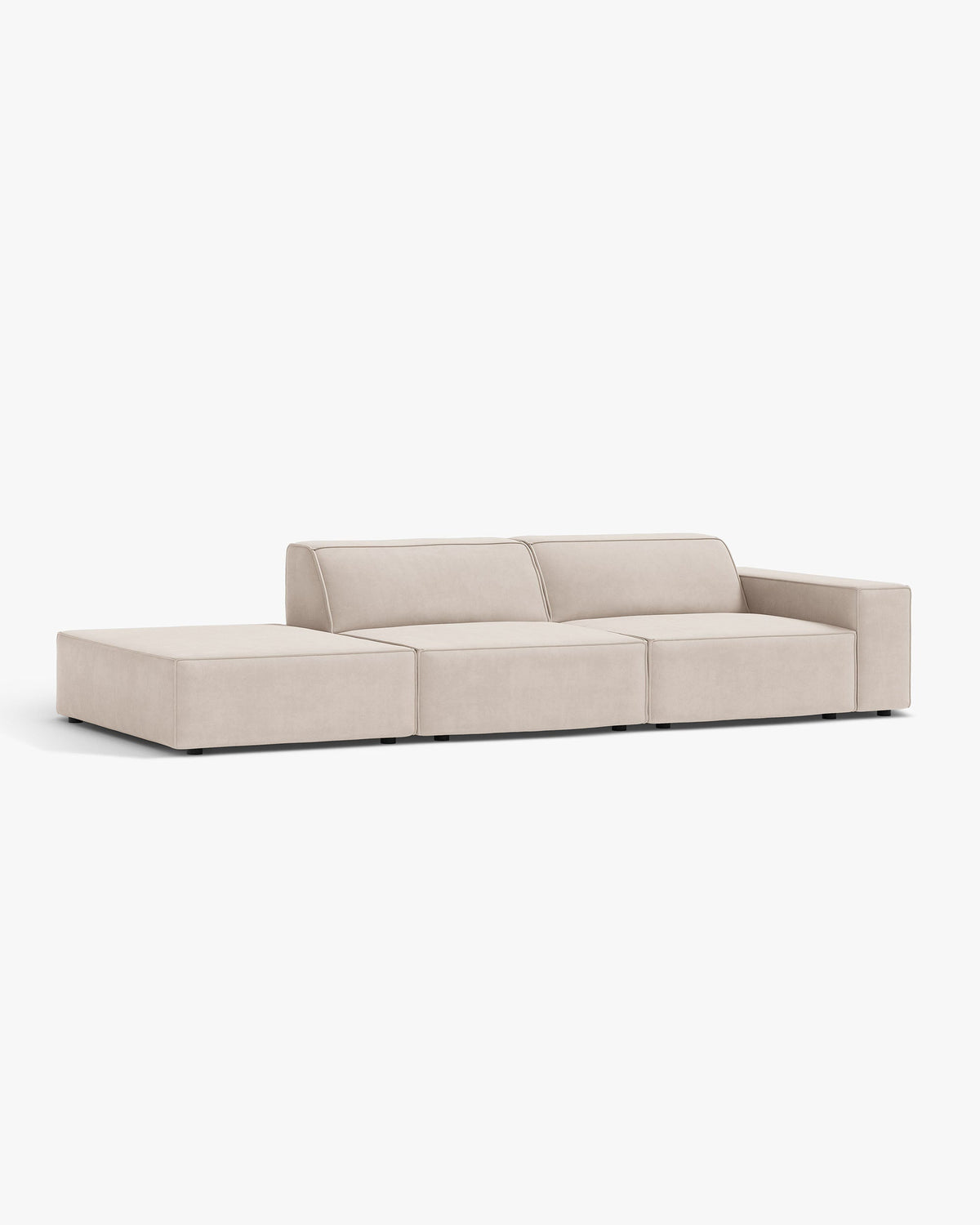 Jodie one side open sofa 3 seats