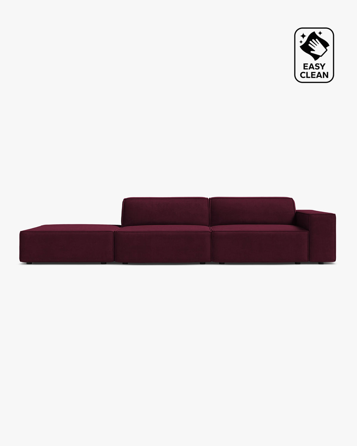 Jodie one side open sofa 3 seats