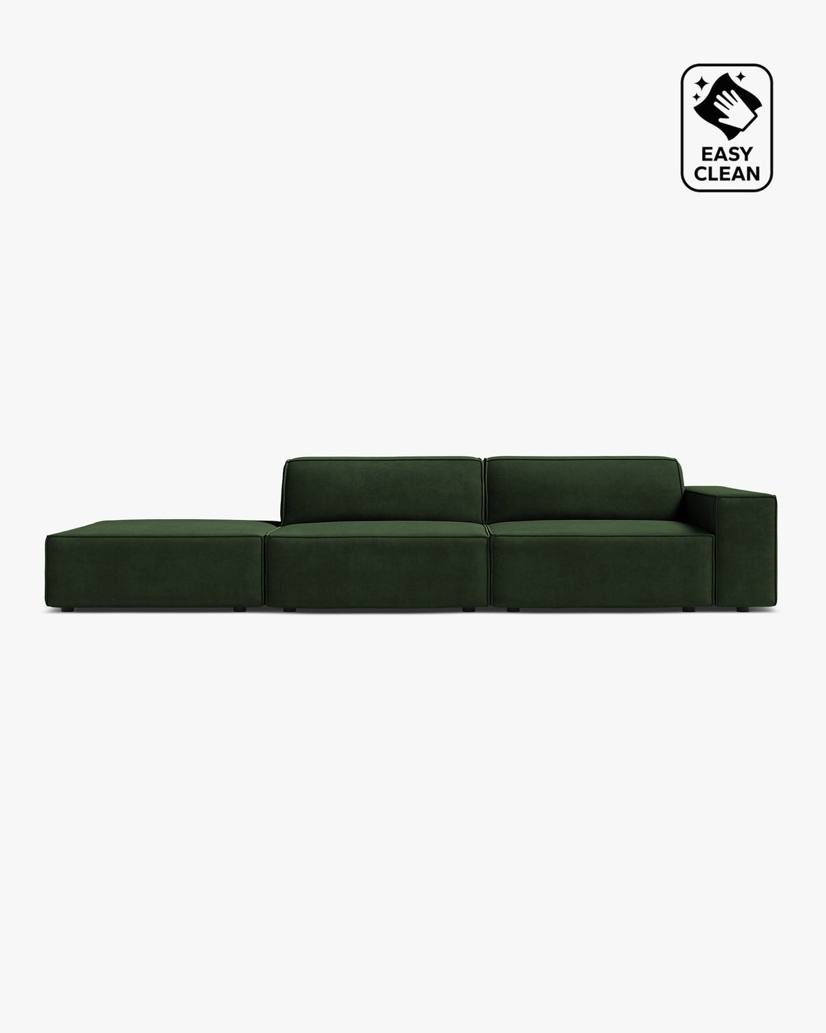 Jodie one side open sofa 3 seats