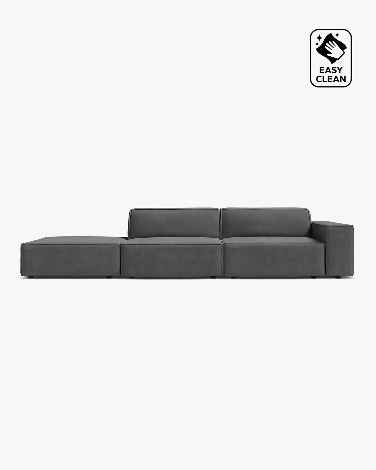 Jodie one side open sofa 3 seats
