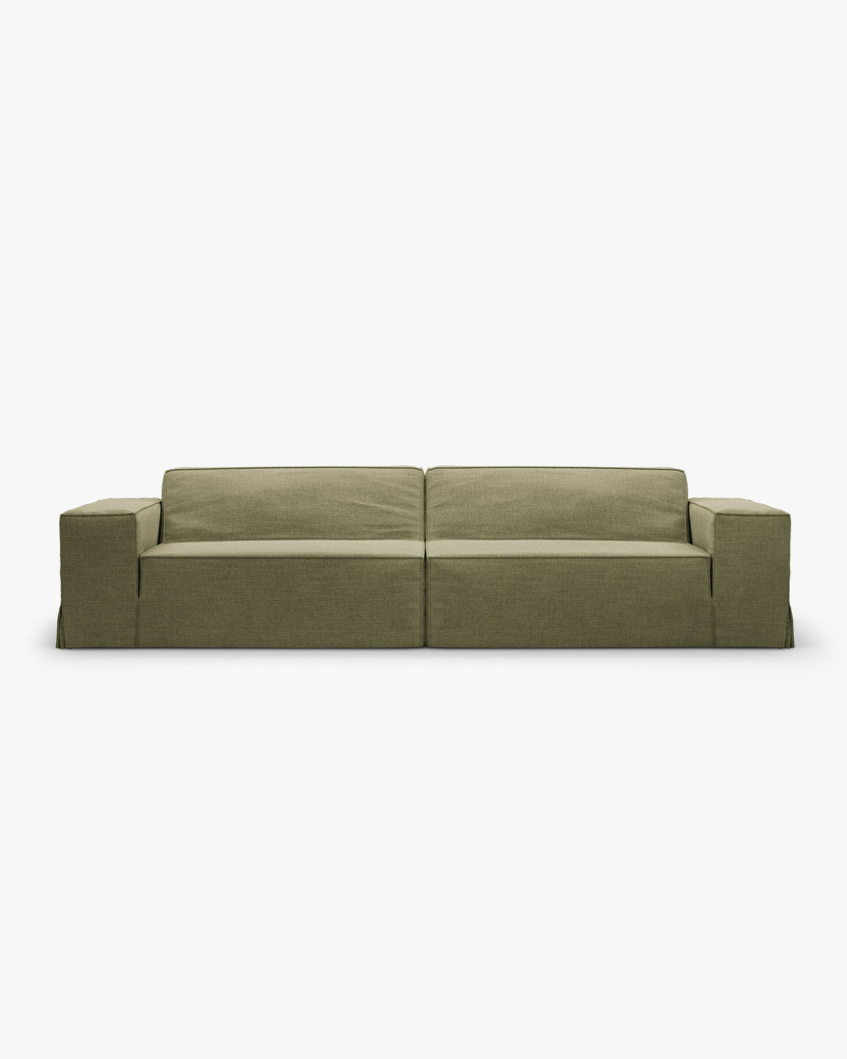 Jodie 4-Seater Sofa with Removable Linen-Look Cover