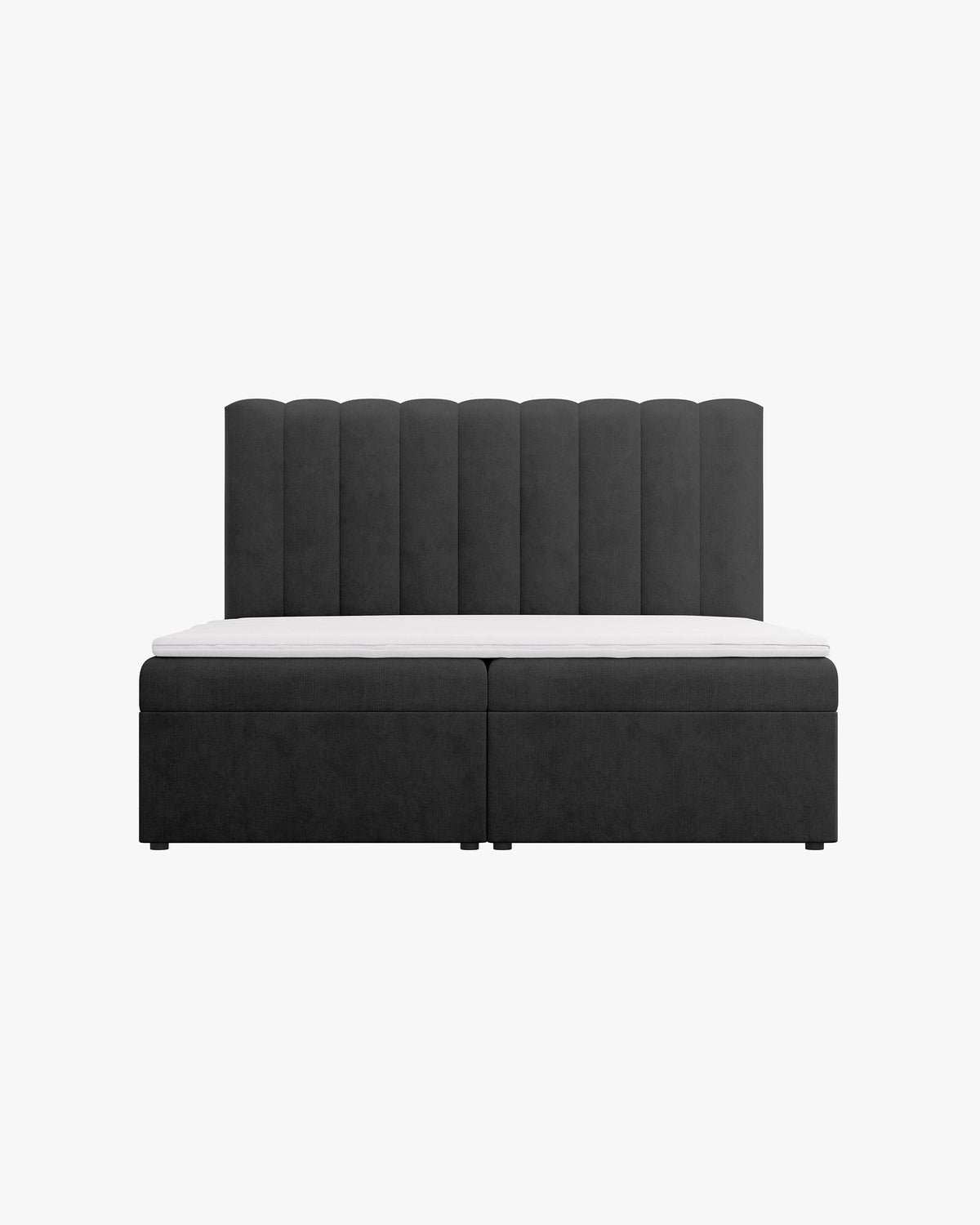Kelp boxspring ágyszett: fejtámla + rugókeretes aljzat/matrac + matracvédő