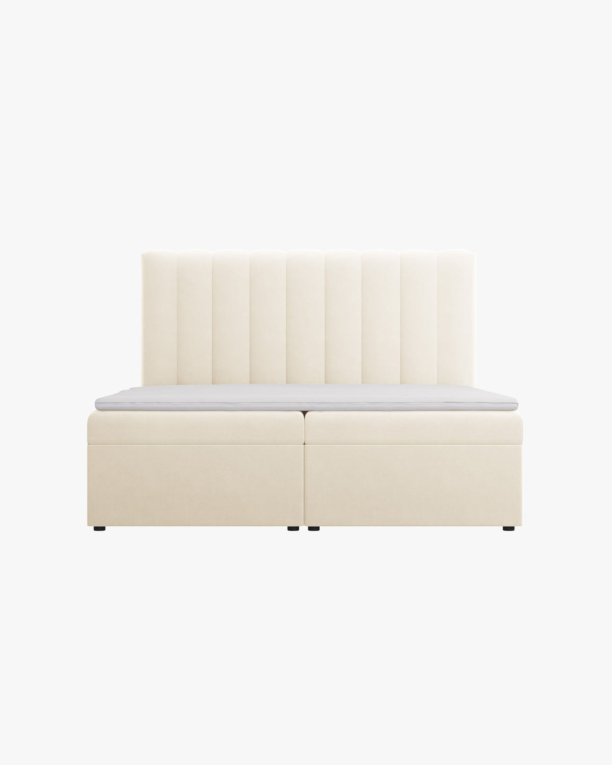Kelp boxspring ágyszett: fejtámla + rugós aljzat/matrac + matracvédő