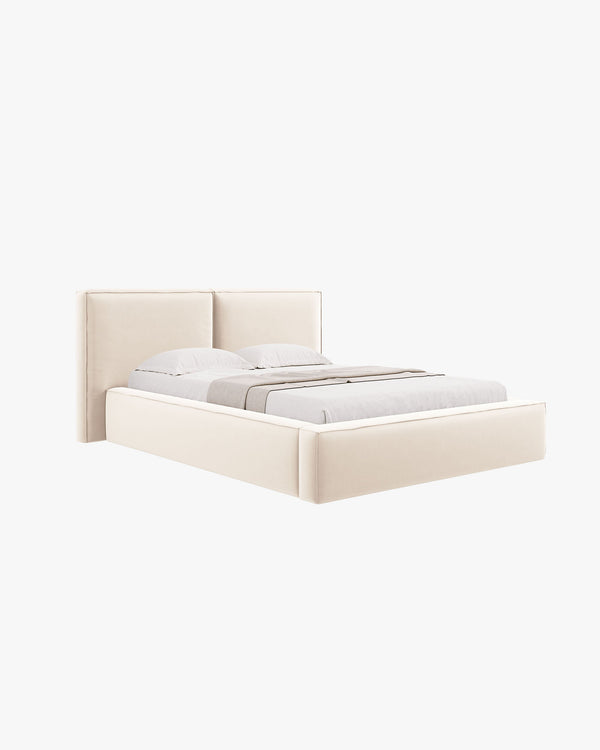 Jodie storage bed with double headboard