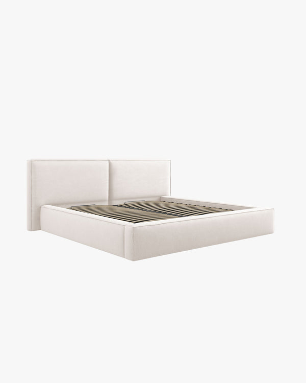 Jodie storage bed with double headboard