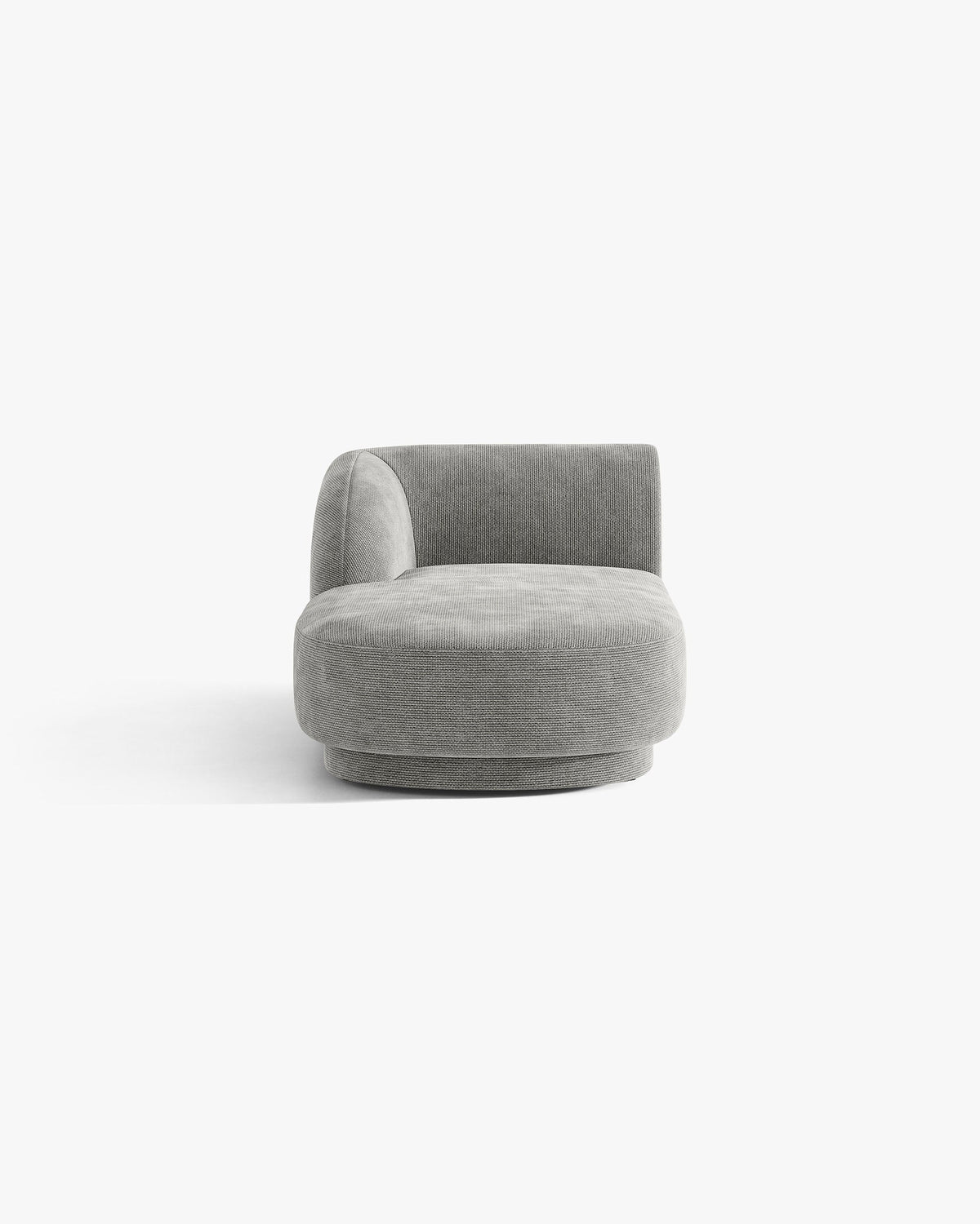 Miley chenille chaise longue kanapé 2 személyes