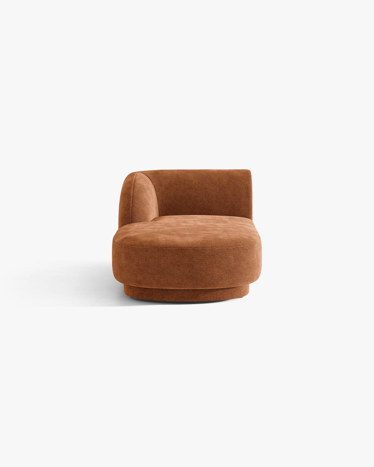 Miley chenille chaise longue kanapé 2 személyes