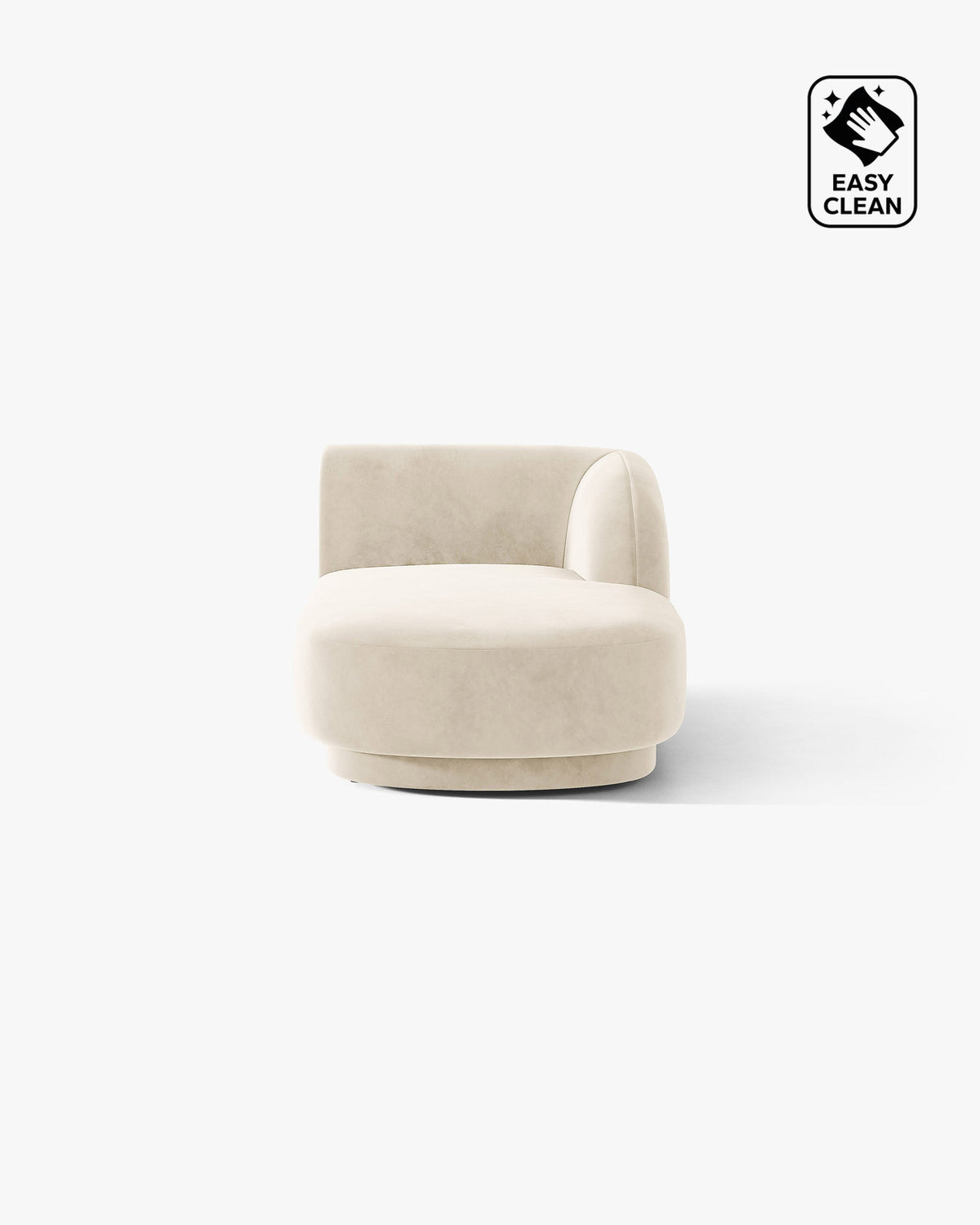 Miley kétszemélyes kanapé chaise longue-val