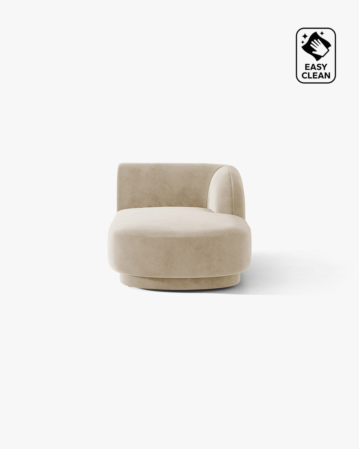 Miley kétszemélyes kanapé chaise longue-val