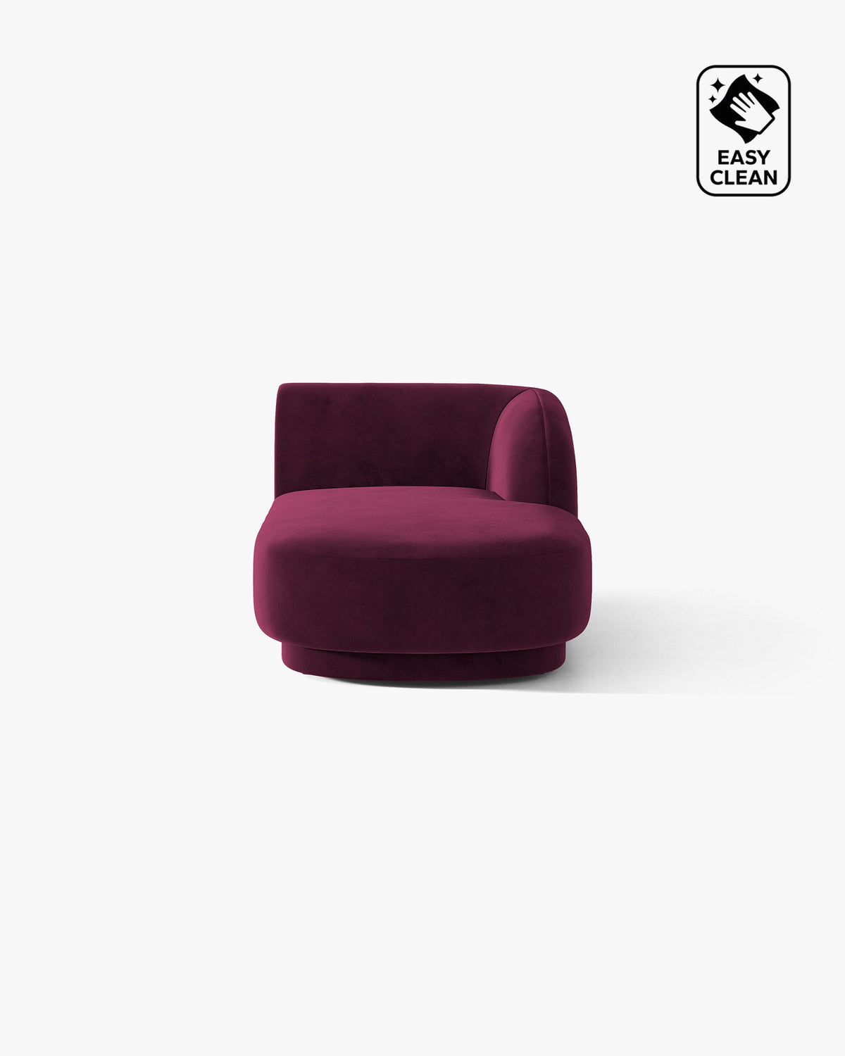 Miley kétszemélyes kanapé chaise longue-val