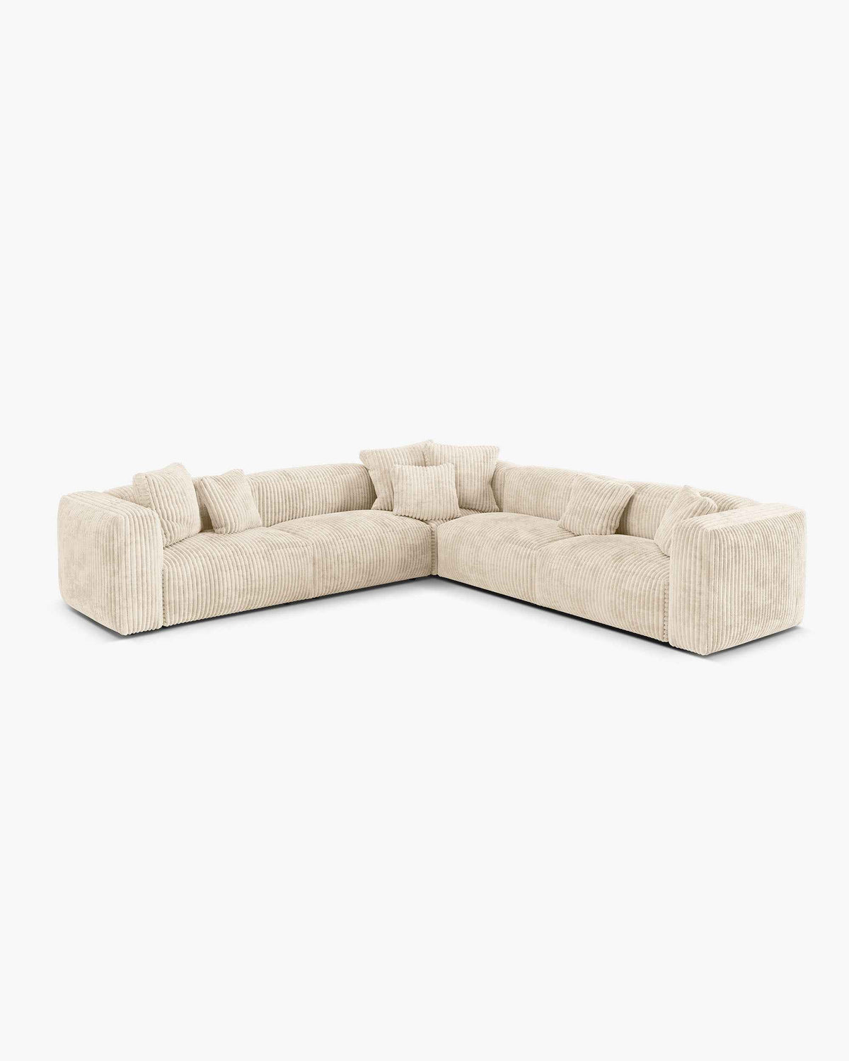 Martina modular symmetrical corner sofa 5 seats