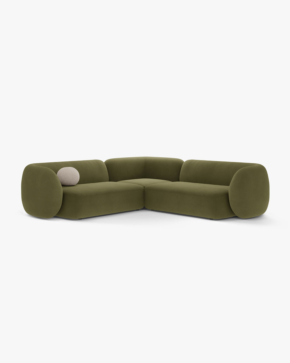 Kate modular symmetrical corner sofa 5 seats