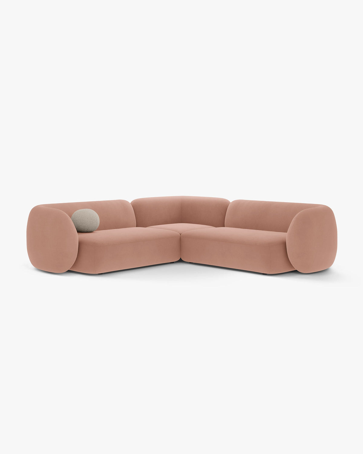 Kate modular symmetrical corner sofa 5 seats