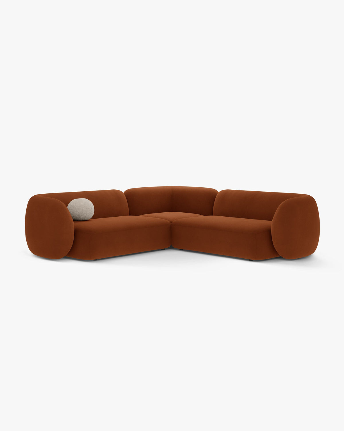 Kate modular symmetrical corner sofa 5 seats