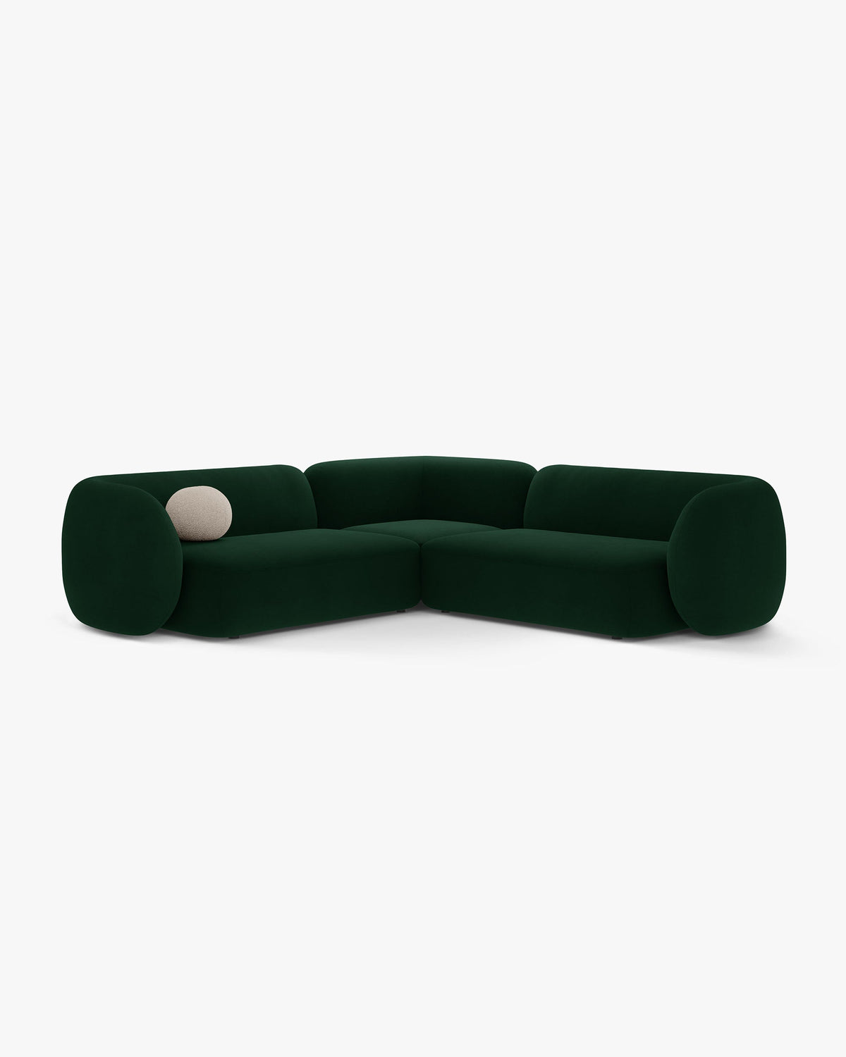 Kate modular symmetrical corner sofa 5 seats