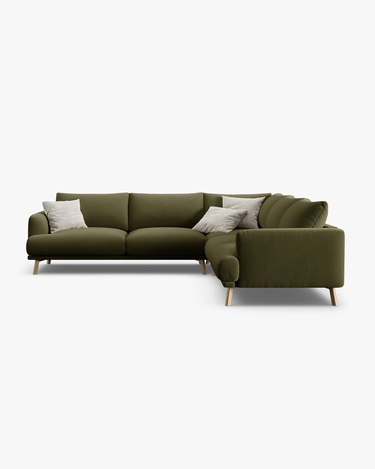 Naomi symmetrical corner sofa 5 seats