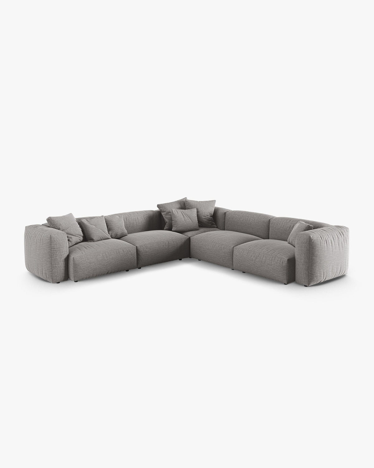 Martina modular symmetrical corner sofa 5 seats