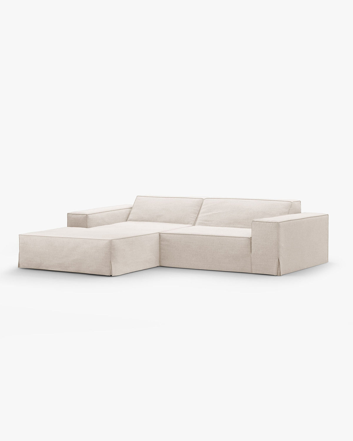 Jodie Corner Sofa with Removable Linen-Look Cover
