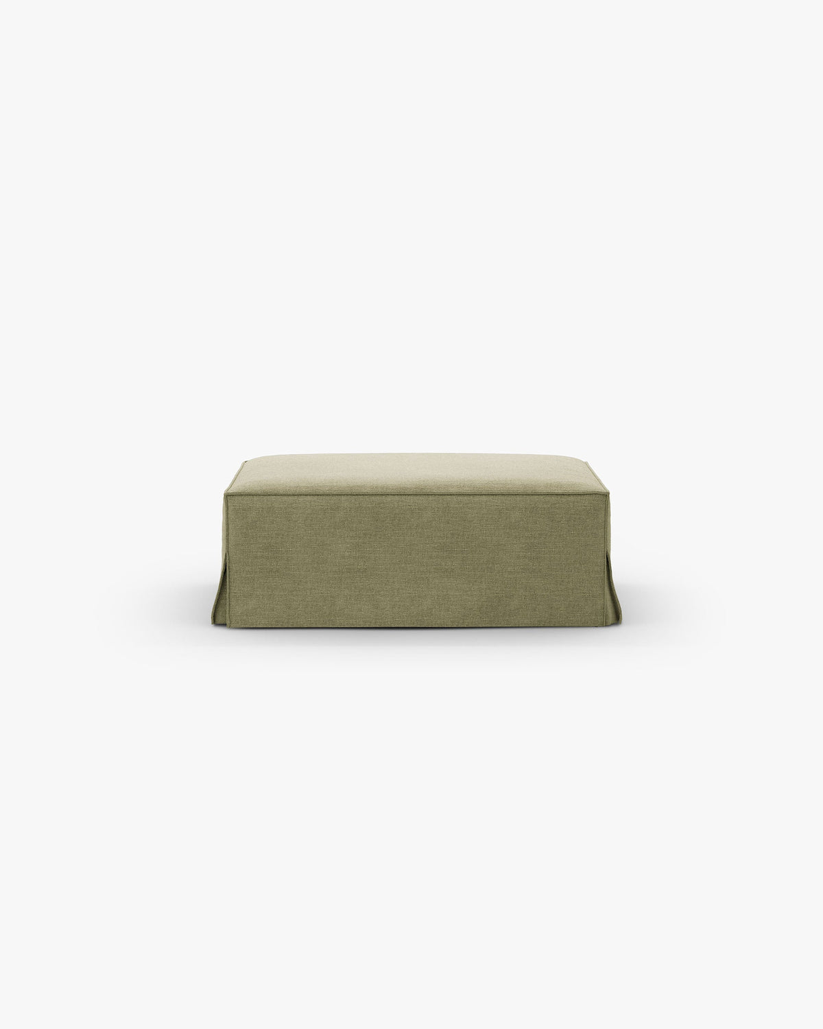 Jodie Pouf with Removable Linen-Look Cover