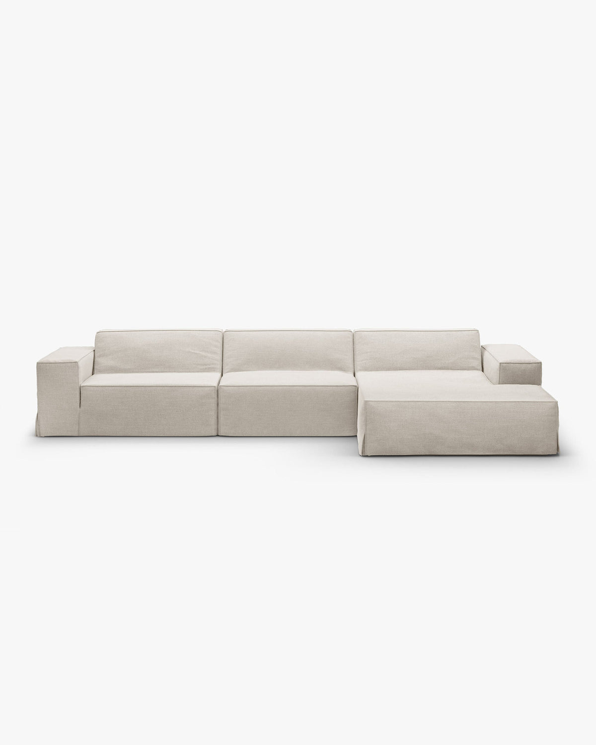 Jodie Corner Sofa with Removable Linen-Look Cover