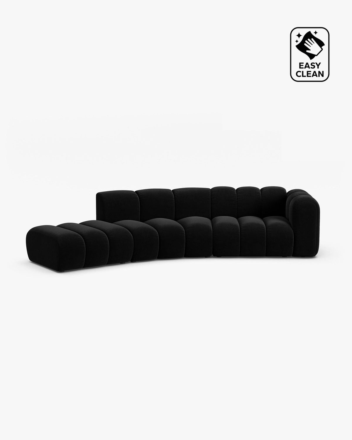 Lupine open rounded sofa 5 seats