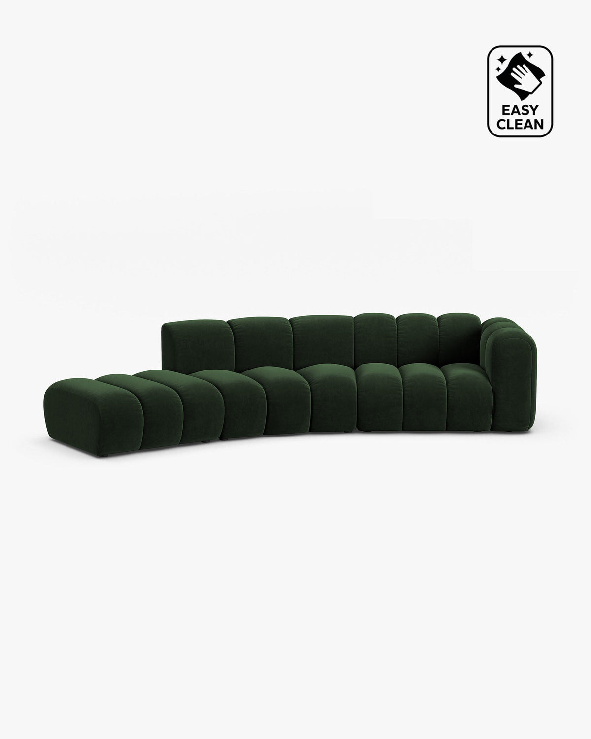 Lupine open rounded sofa 5 seats
