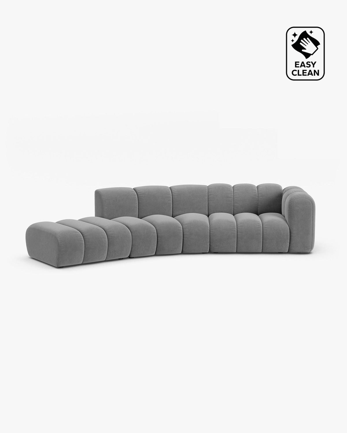 Lupine open rounded sofa 5 seats