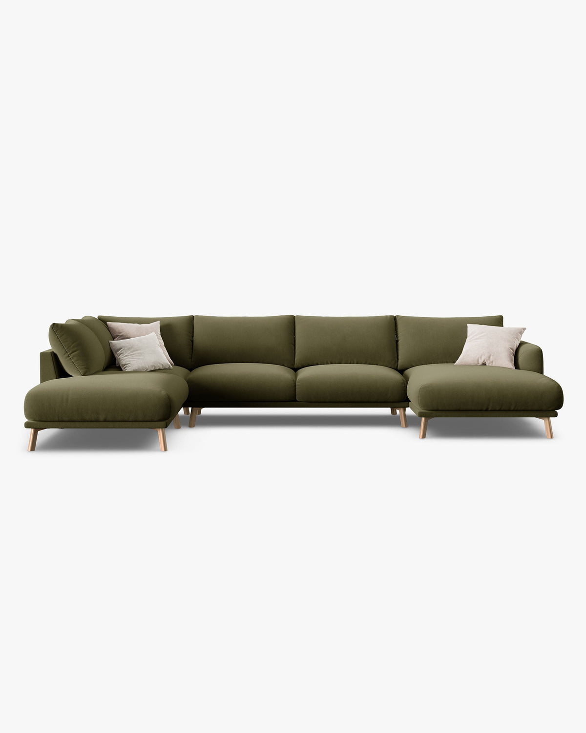 Naomi panoramic corner sofa 6 seats