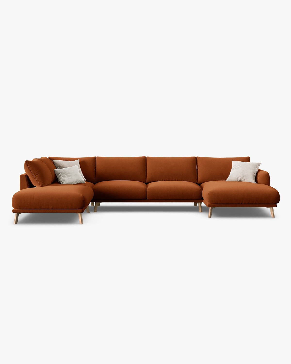 Naomi panoramic corner sofa 6 seats