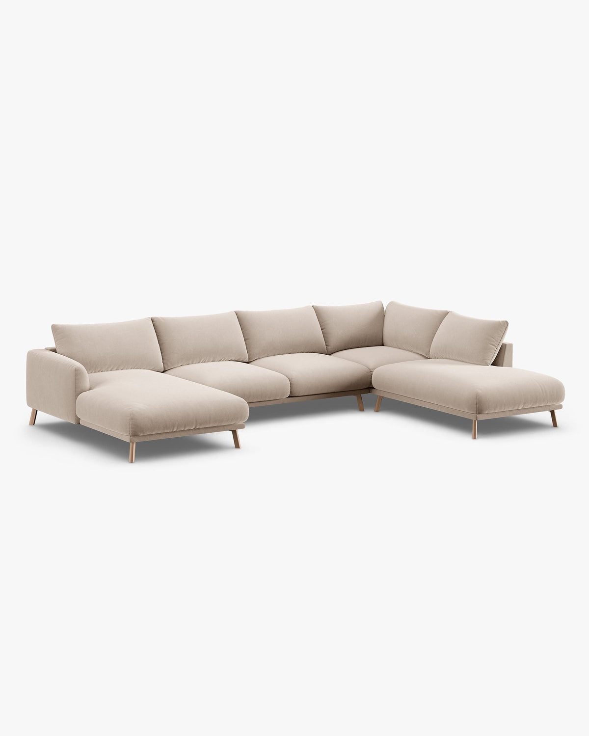 Naomi panoramic corner sofa 6 seats