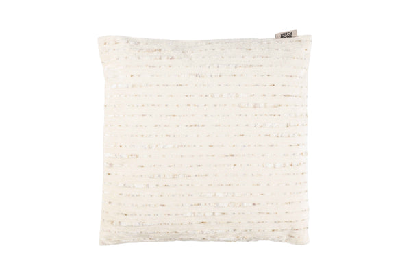 Cushion Leaf Square Beige