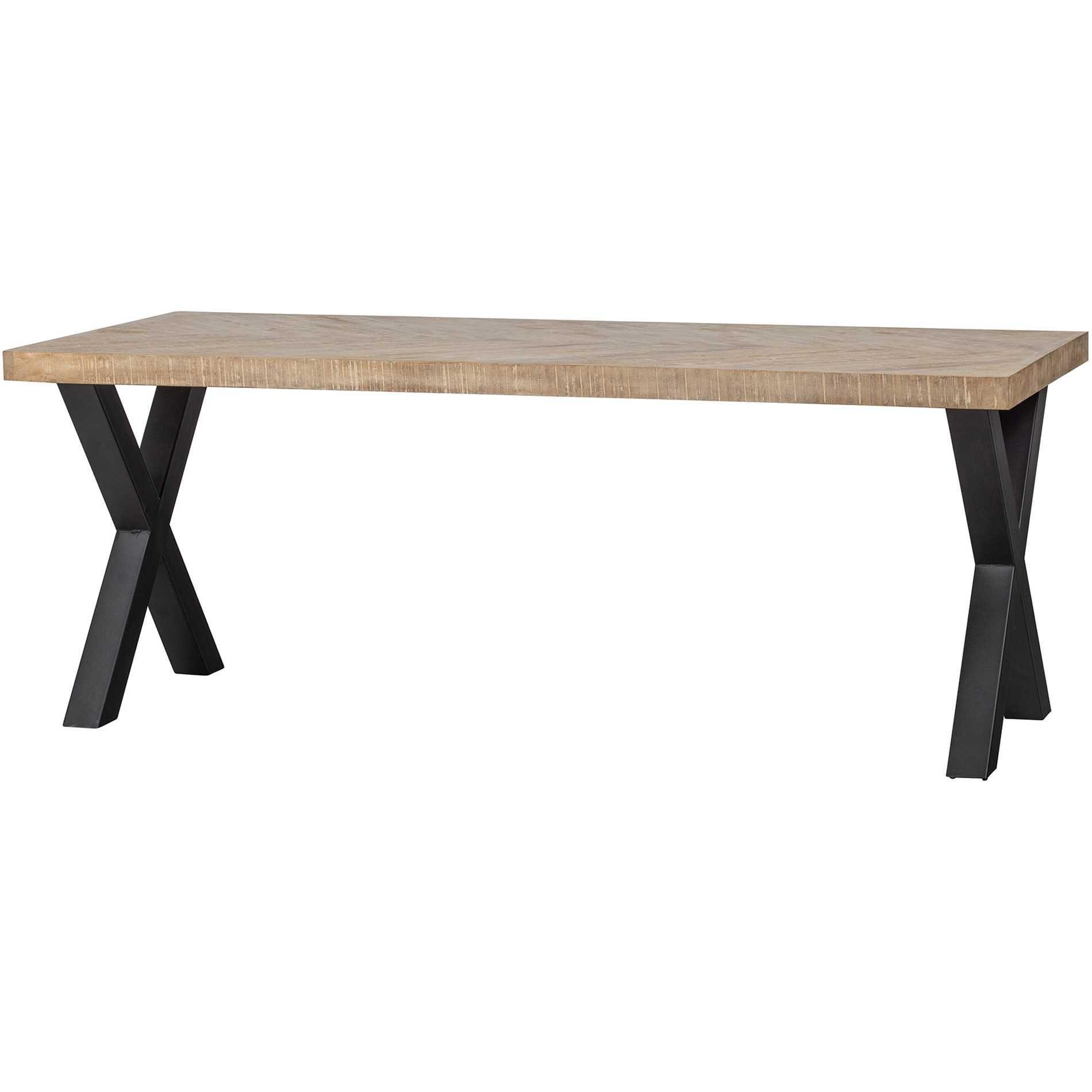 Tablo fa étkezőasztal alkmaar lábbal 200x90-3