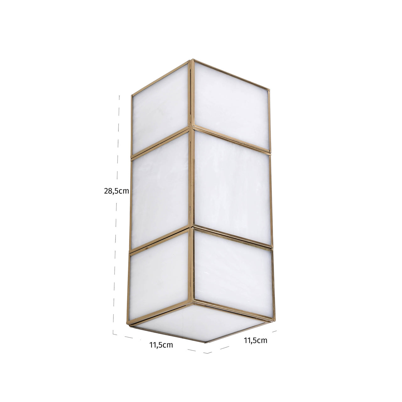 sofia fali lampa antik sargarez es uveg 28 5 cm