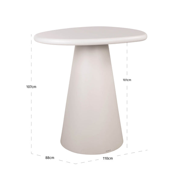 Bloomstone bárpult – Fehér eco plaster kivitelben