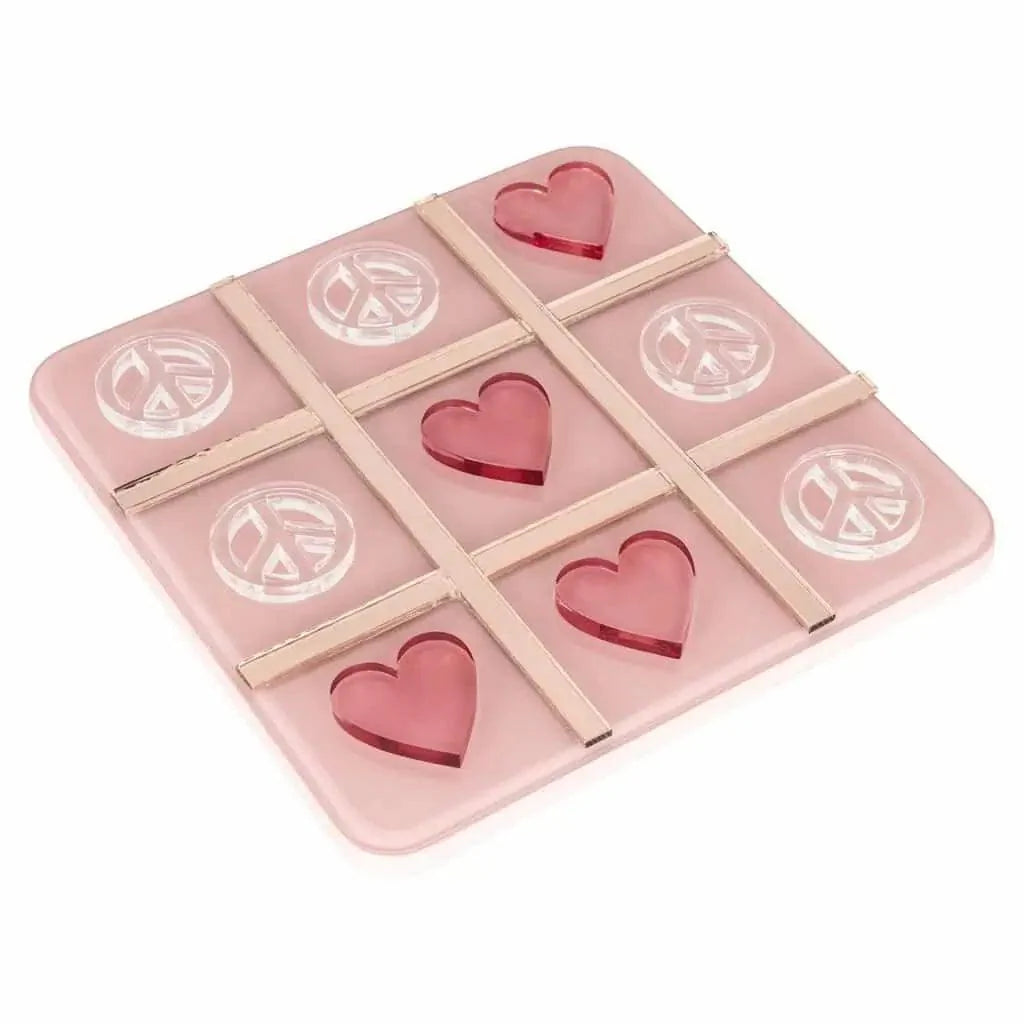 Jolisa Tic Tac Toe üveg dekoráció