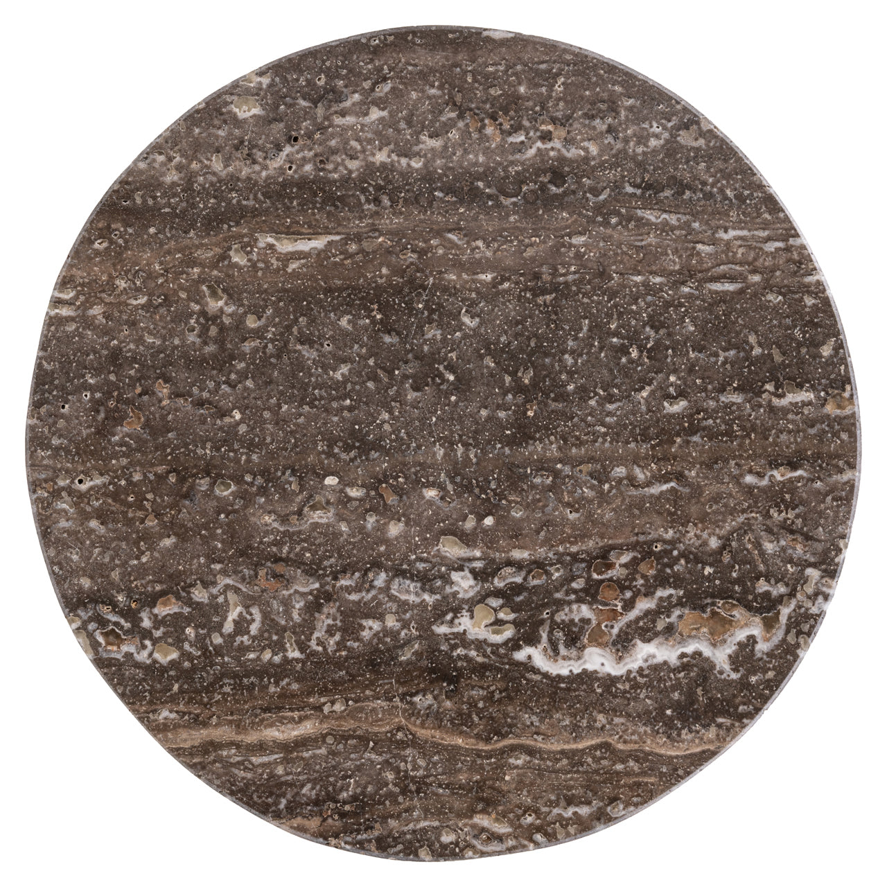 Eldora lerakóasztal – Bronz felület, 25 cm átmérő