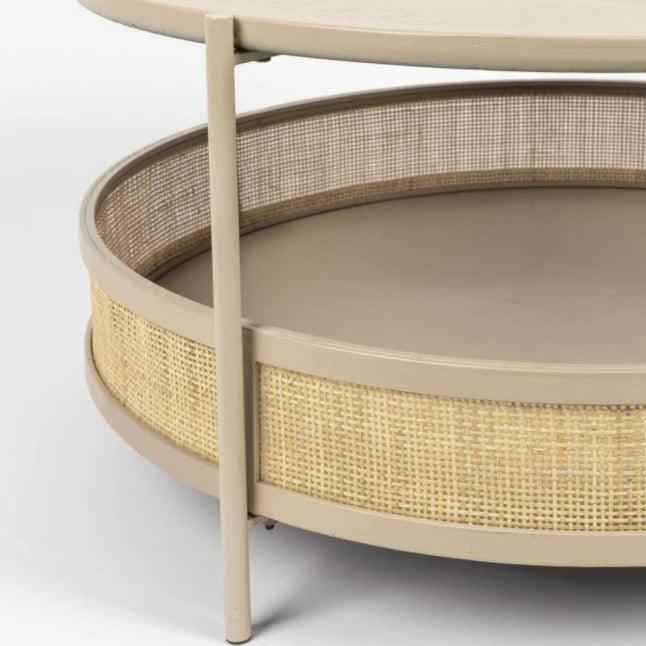 Makoto rattan dohányzóasztal